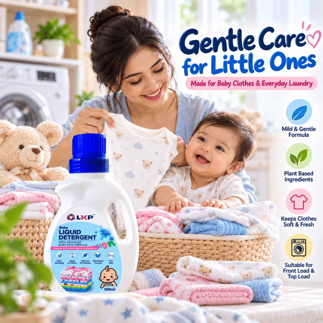 LKP Baby Liquid Detergent 500 ML 