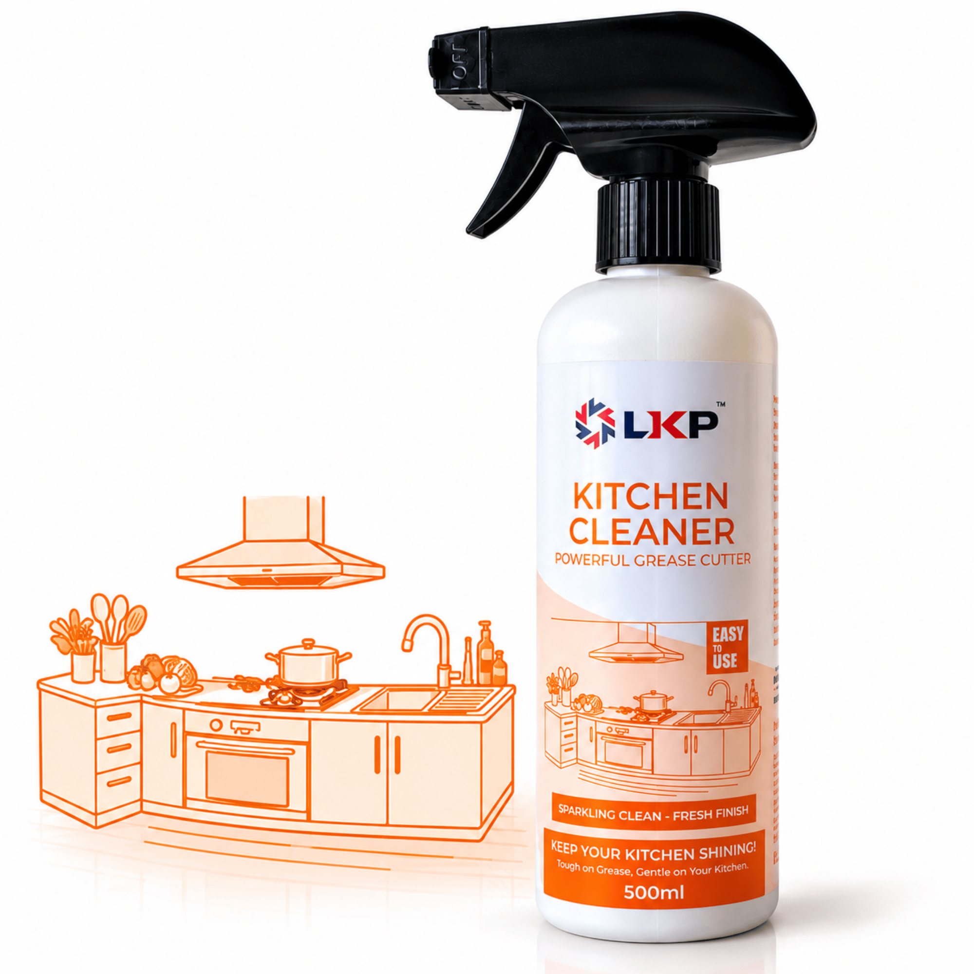 LKP Kitchen Cleaner Foam Spray - 500ML
